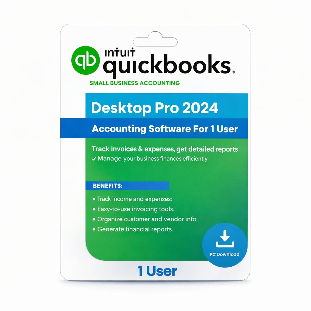 QuickBooks Desktop Pro 2024 Accounting Software For 1 User image 1